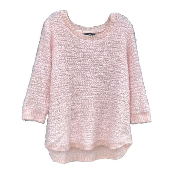 GNW Women’s Crew Fuzzy Sweater Pink 2X - Picture 1 of 2